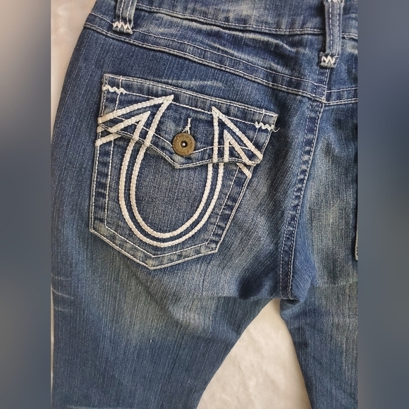 True Religion Joey Jeans women's size 30 white stitching - Picture 9 of 16